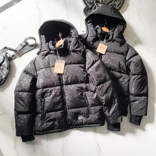 F010770满地家花连帽通勤羽绒服防寒休闲夹克厚款保暖外套 商品图0