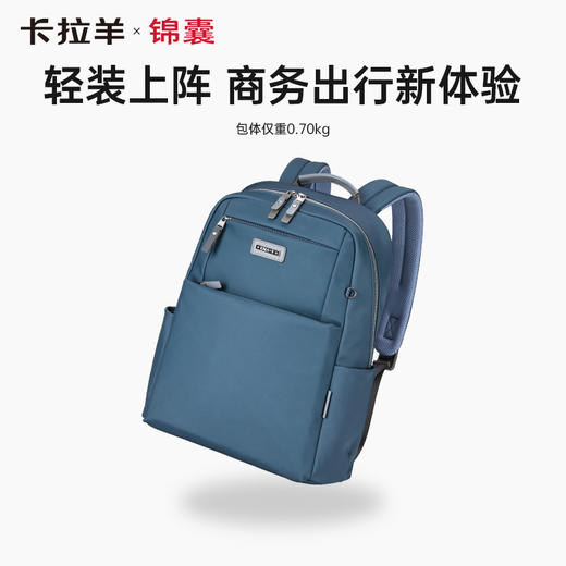 卡拉羊X锦囊商务电脑防盗背包19升出差通勤多功能双肩包睿行CN5226 商品图3