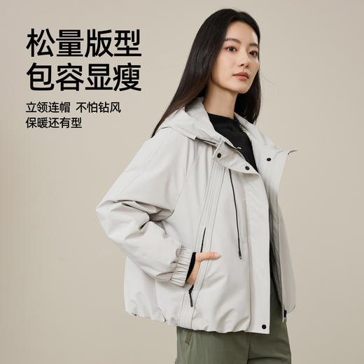 【山系运动风-羽绒服】逸阳冬新品派克连帽保暖加厚运动风休闲羽绒服外套5364 商品图3