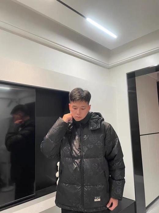 F010770满地家花连帽通勤羽绒服防寒休闲夹克厚款保暖外套 商品图8