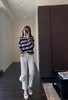 F010749韩系减龄羊毛柔软慵懒条纹针织衫女毛衣秋冬款 商品缩略图3