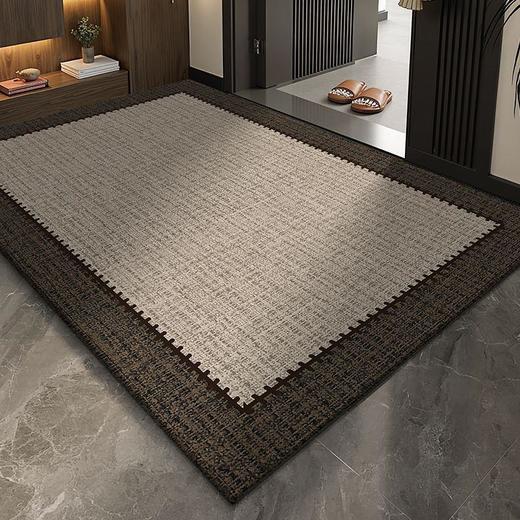 简约入户地垫灰色玄关垫耐脏易打理除尘垫子进门门垫家用地毯 商品图2