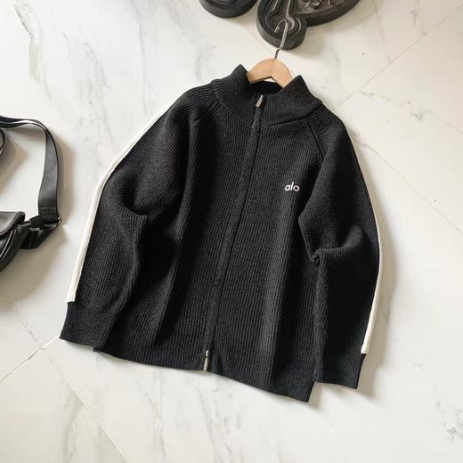 F010771运动毛衣夹克立领毛衣外套针织衫 商品图5