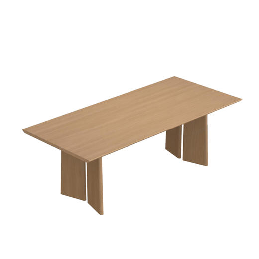 【自然风-ZR302A-2200大板桌】白橡木/客厅/餐厅/茶室/茶桌/餐桌/大板桌 商品图2