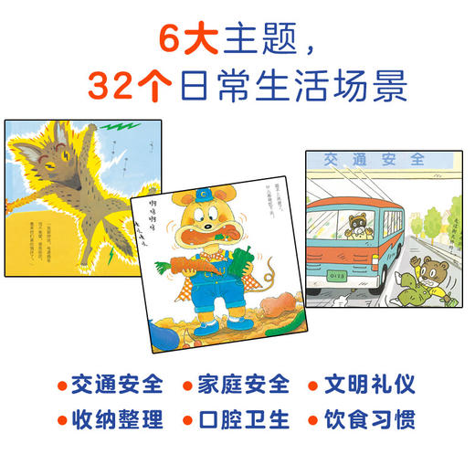 【点读版】好习惯·坏习惯：全6册（好习惯游戏绘本） 商品图2