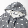 HERLIAN 2026年春季新品波点撞色连帽女士针织外套连帽拉链开衫 商品缩略图3