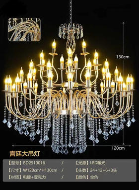 宫廷大吊灯（运费自理）