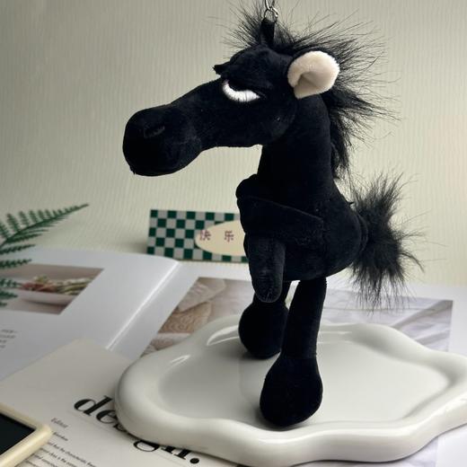 【搞怪可爱造型❗️治愈与陪伴】2026年天选黑马马年吉祥物毛绒玩具挂件包包挂饰毛绒玩偶公仔娃娃。jc 商品图3