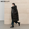 NEELLY纳俪商场同款冬新款时尚保暖长款羽绒服女90白鸭绒舒适外套N25112L01131 商品缩略图0