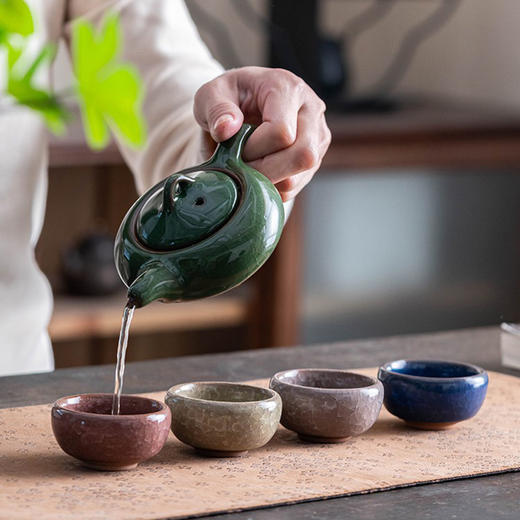 冰裂功夫茶具套装实用活动小礼品公司企业伴手礼会议展会店铺开业 商品图3