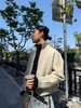 F010706新款2025暖色LOGO贴布绣羊毛翻领拉链长袖开衫外套 商品缩略图1