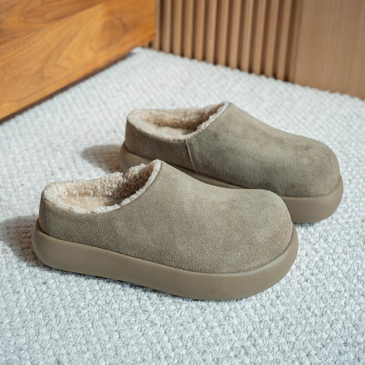 Sacha雪地靴 BTBK-66805厚底半包小土豆 商品图2