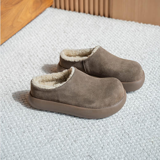 Sacha雪地靴 BTBK-66805厚底半包小土豆 商品图1