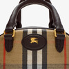 BURBERRY 巴宝莉 女士马术骑士徽标贴片迷你手提保龄球包 格子 8115281 B9368 商品缩略图3