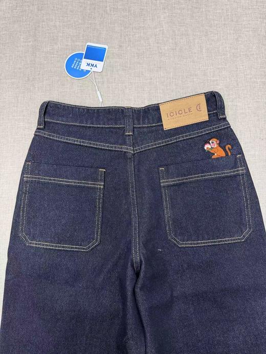 F010742新年系列2026新款棉弹直筒牛仔裤女长裤 商品图9