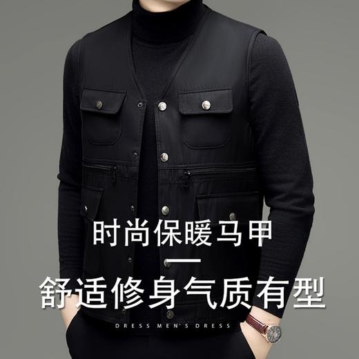 100%全羊毛时尚保暖马甲 商品图0