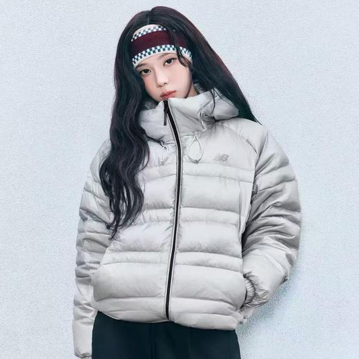 NB明星同款情侣款连帽白鹅绒羽绒服 商品图1