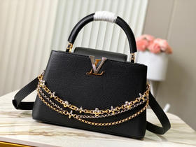 秋冬特惠💰1830 渠道级LV 新品 te级LV 动态芯片 M26814/M48865黑金光线链条款