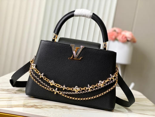 秋冬特惠💰1830 渠道级LV 新品 te级LV 动态芯片 M26814/M48865黑金光线链条款 商品图0