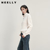 NEELLY纳俪商场同款冬季新款百搭慵懒绞花针织衫女肌理感休闲上衣N25111A01100 商品缩略图0