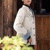 【新年穿新衣！一件顶两件！】佐姿莎 新中式国风水墨花卉纯棉棉服/马甲 双面穿+五色国风；柔软舒适，锁温透气，蓬松软乎不压身；盘扣+珍珠扣双扣设计；定染中式水墨印花 温柔雅致 商品缩略图5