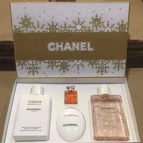【爆款现货】香奈儿coco全身香氛四件套 身体乳200ml 沐浴露200ml 白色鹅蛋护手霜轻盈型50ml 小样香水7.5ml 配礼袋