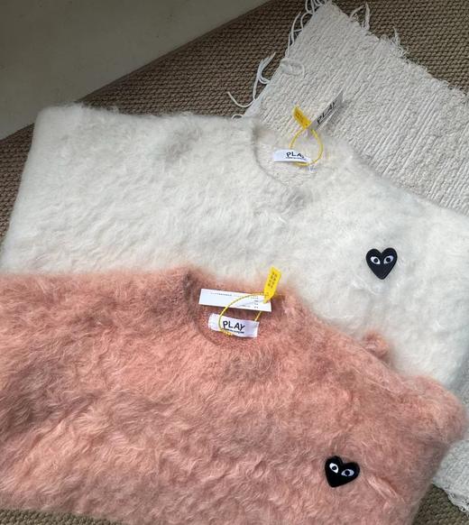 F010758温柔慵懒宽松落肩羊毛圈圈毛绒针织毛衣 商品图3