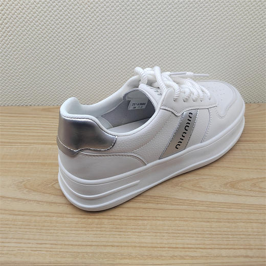 2025春季新款豪行女单鞋25163888女生百搭时尚休闲小白鞋软底板鞋 商品图3