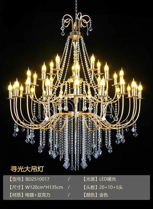 寻光大吊灯（运费自理） 商品图1