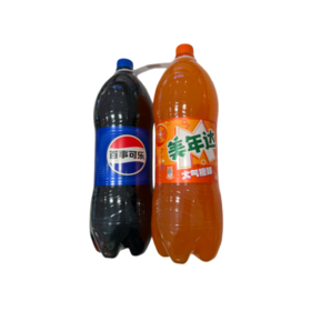2L百事+2L美年达橙味
