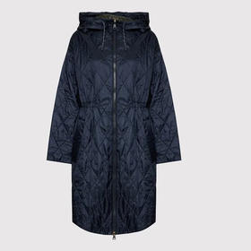 MAXMARA 女士 ARDEA 连帽绗缝派克大衣 深蓝色 ARDEA 54960119 002