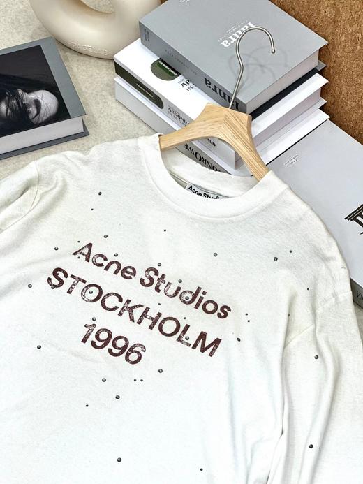 F010718新款抹布系列 破坏复古做旧麻棉长袖T男女同款 商品图12