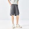 GXG男装【工装口袋】25夏季时尚松紧腰系绳男式宽松休闲五分短裤K&C 商品缩略图11