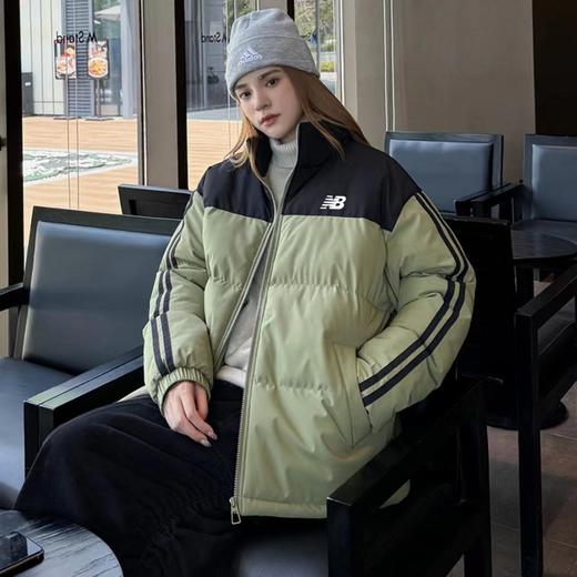 F010739冬季新款双色拼接立领羽绒棉服面包服棉衣外套 商品图5