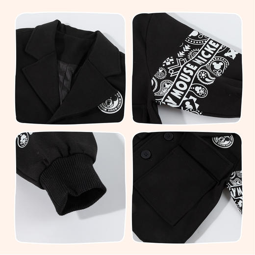 迪士尼玩酷潮年男童腰果花针织外套223DS0722 商品图5