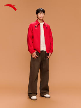 安踏×徐悲鸿奔马图联名 | 天马行空新年欧文加厚茄克172611606