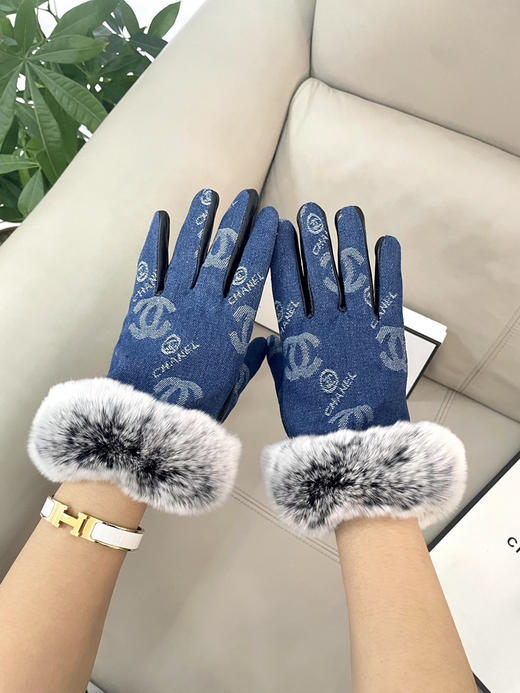 秋冬特惠💰230 香奈儿触屏女款手套 女士新款高档羊皮手套 商品图5