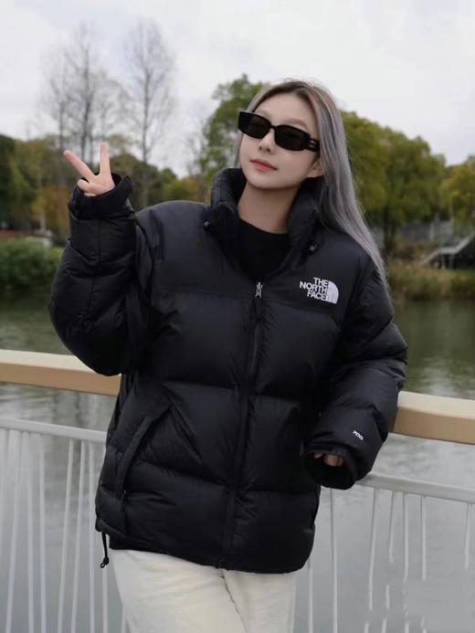 F010734精典硅胶logo纯色暗格防水羽绒棉服男女同款 商品图0