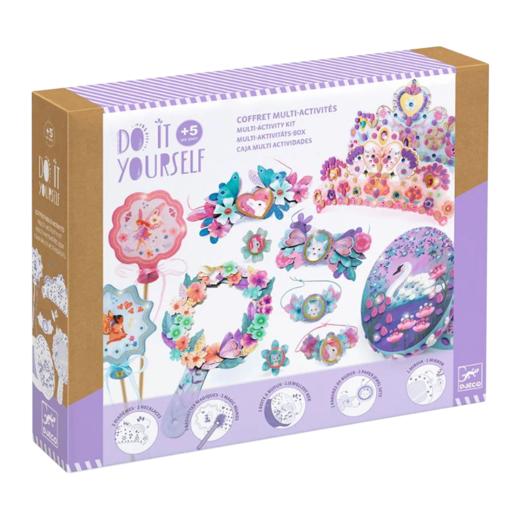 手工制作DIY花漾装扮套装黏贴画皇冠头饰公主女孩礼物5岁 商品图4