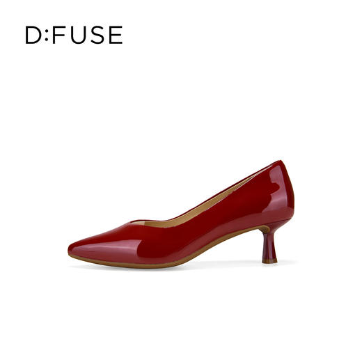 Dfuse迪芙斯2026春季新款尖头低跟舒适单鞋高跟鞋经典通勤高跟鞋DFE1111110 商品图11
