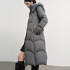 NEELLY纳俪商场同款冬新款时尚休闲长款收腰羽绒服女90白鸭绒外套N25113L01154 商品缩略图1