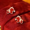 【马上暴富】925纯银钱币萌马马年独角兽耳钉【JHY-E001201M】 商品缩略图3