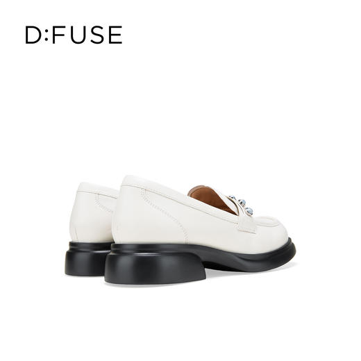 Dfuse迪芙斯2026春季新款极简深口单鞋经典休闲乐福鞋通勤鞋女单鞋DFE1112116 商品图13