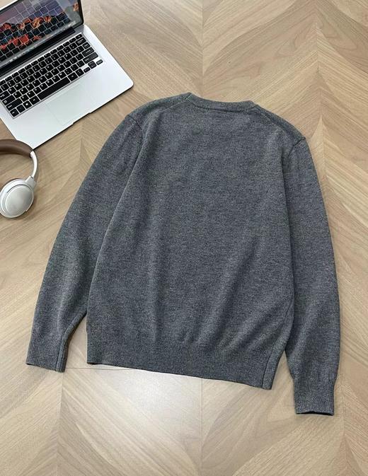 F010711男士羊毛衫2025秋冬季新款纯色圆领针织衫 商品图6