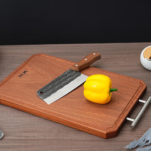 “过年换新 筷子1双低至1.49元” 双枪 黑金檀木仙鹤衔木报福筷/进口乌檀木整木大号砧板/菜板 商品图12