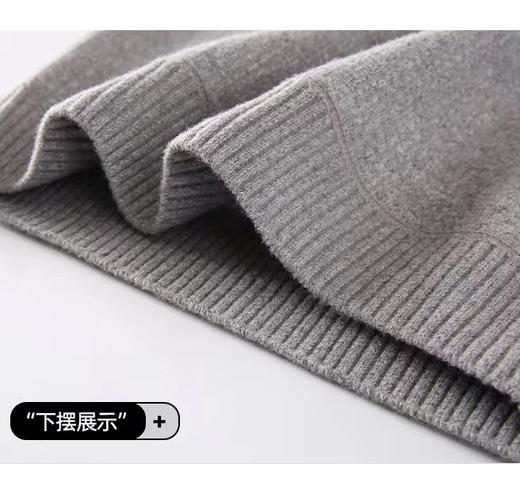 F010777一体绒秋冬新款高领毛衣针织衫男女同款 商品图6