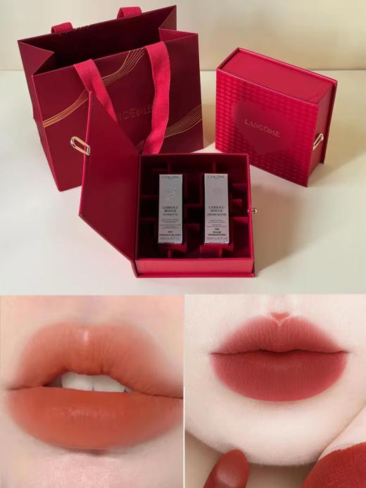 【特惠】兰蔻26情人节限定丝绒口红礼盒280 296 196圣诞新年礼物 商品图7