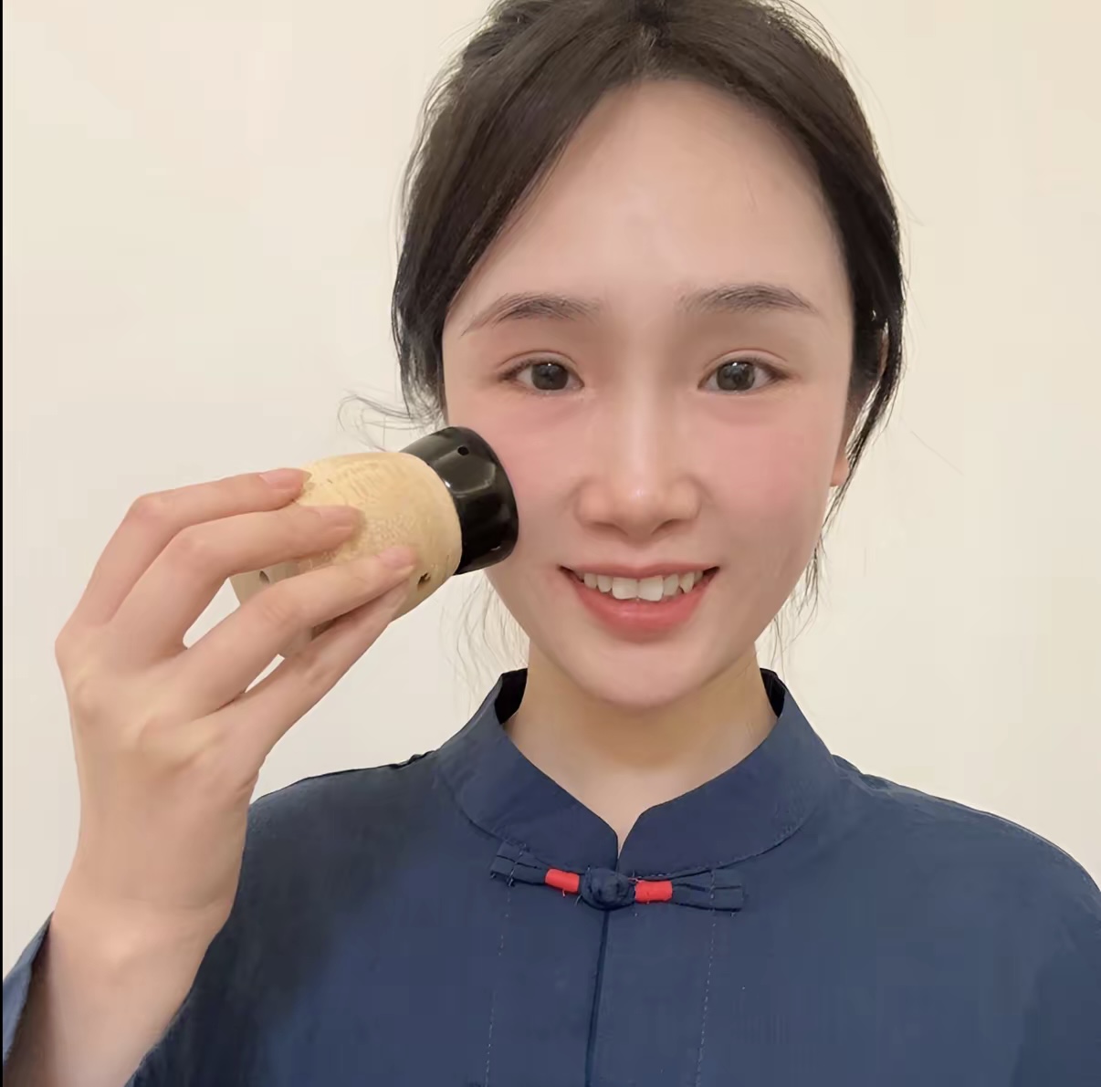 面部桃花灸罐艾灸神器脸部砭石灸脸艾灸热敷工具