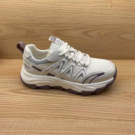 豪行2025年春季新品时尚休闲运动女单鞋老爹鞋25195021 商品图1