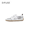 Dfuse迪芙斯2026春季新款豹纹马毛真皮薄底轻便德训鞋豆豆鞋DFE1112086 商品缩略图13